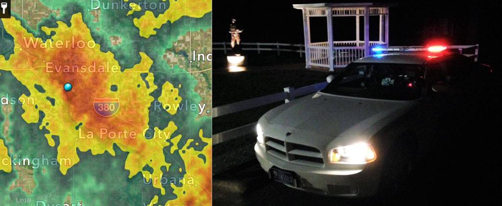 GilbertvillePD's tweet photo. If U-C solid Red &amp; Blues rolling thru ur hood, don't panic. We're storm spotting for U! @DBCampusMnstry @Joy_Howe http://t.co/Kyr0Qu1rr7