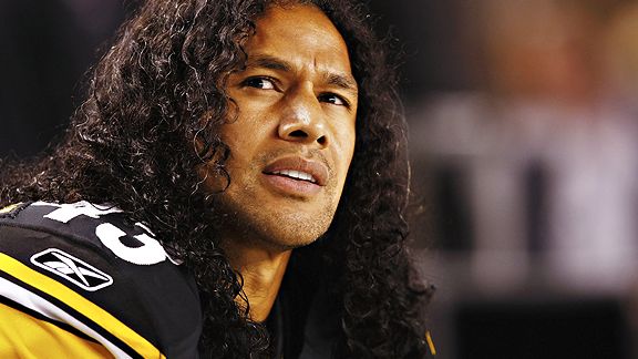 Happy 34th birthday to Troy Polamalu and that magnificent head of hair.    
