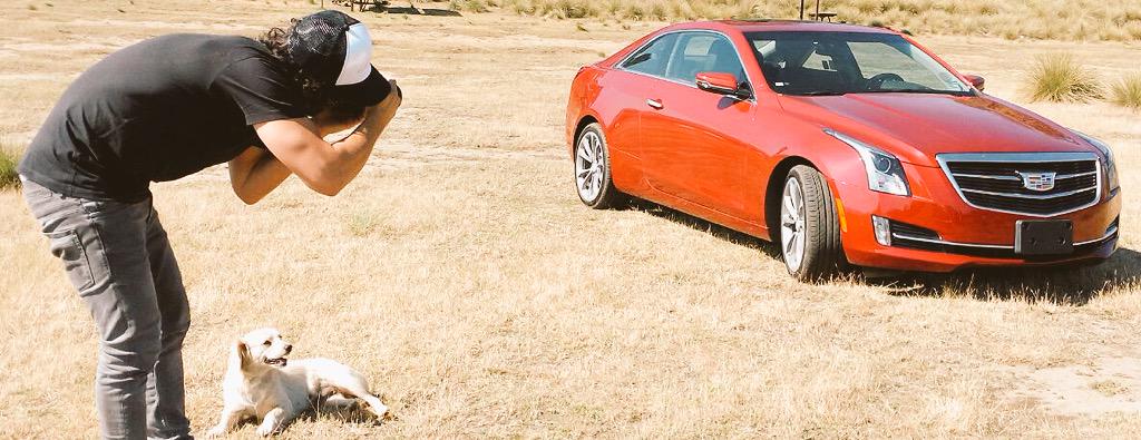 AutomaniaMexico's tweet photo. Así nuestro domingo ... Cadillac ATS coupe #AutomaniaTest #shooting http://t.co/xCzgpmPZhX