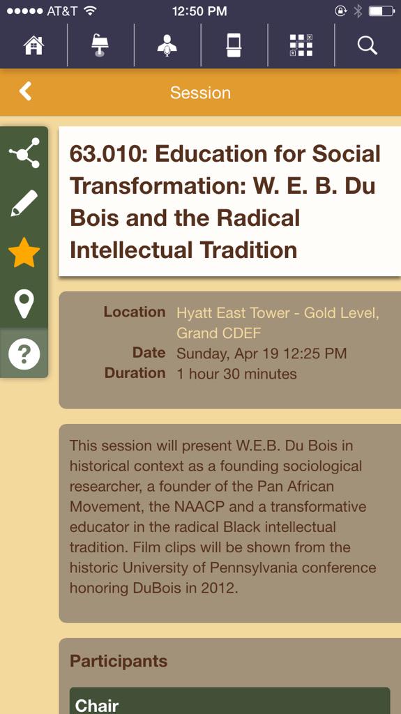 #AERA15 right now!
