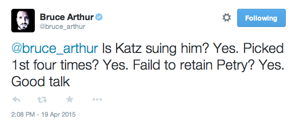 ngreenberg's tweet photo. So, @bruce_arthur is arguing with himself. Should we be worried? http://t.co/0xr5gODijx