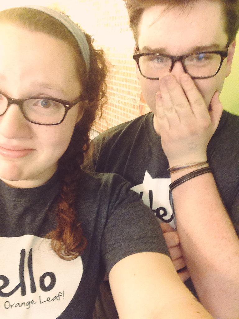 allystillman95's tweet photo. Taken just moments after someone came into orange leaf, verbally abused us, and then took a poop on our hearts #oleaf http://t.co/yEmtBCVXX9
