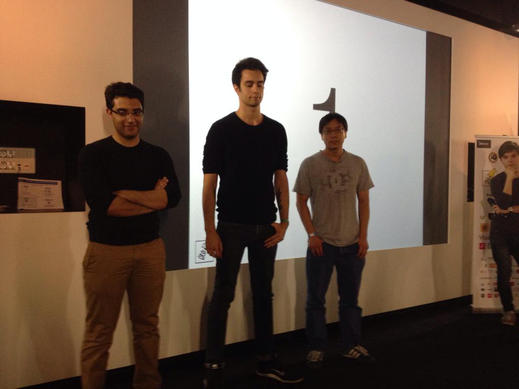 Virgile Delporte (@_vd_) on Twitter photo Félicitations à l'équipe qui remporte le <a href="/FreeStartupProj/">Free Startup Project</a> : CorpoRating "Trouvez le stage de vos rêves" #hacktherules Félicitations à l'équipe qui remporte le <a href="/FreeStartupProj/">Free Startup Project</a> : CorpoRating "Trouvez le stage de vos rêves" #hacktherules