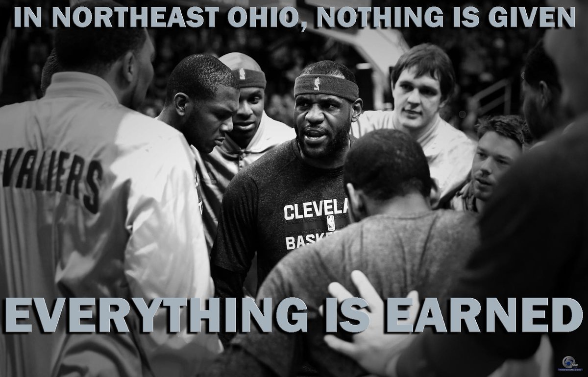 WEWS's tweet image. "In Northeast Ohio, nothing is given. Everything is earned." @KingJames

Cavs v. Celtics on NewsChannel5 at 2:30pm