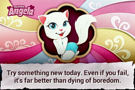 Talking Angela told me my fortune. She’s spot on! o7n.co