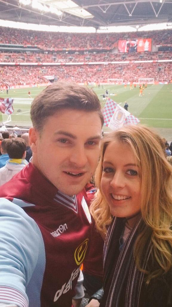 JLcartier's tweet photo. Finally got to see villa win and at Wembley #class #FACup #AVFC http://t.co/nxAOQBL613
