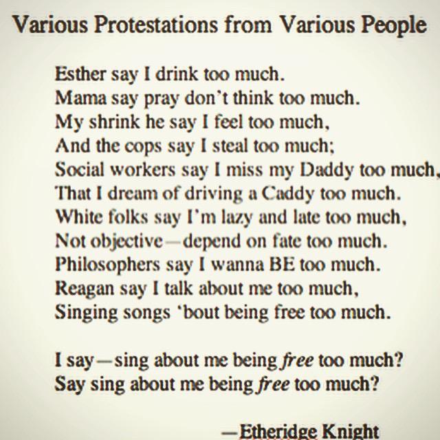 Happy Birthday to Indianapolis poet Etheridge Knight!    