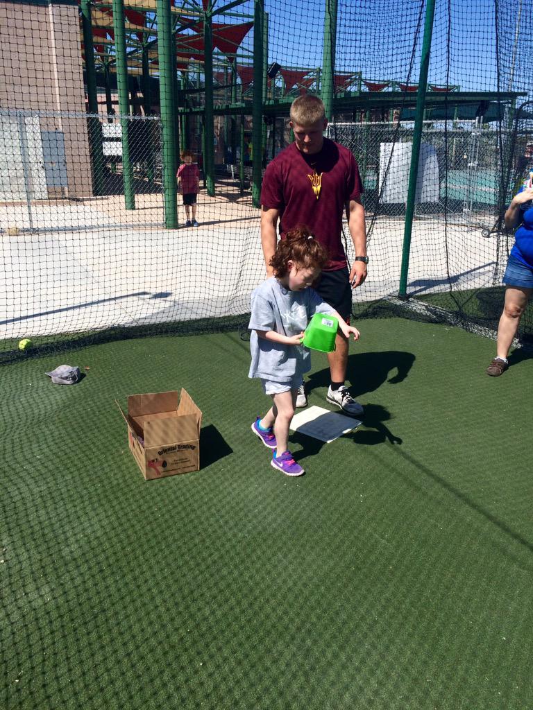 Had an awesome time volunteering through KEEN for Family Fitness Day at Miracle League of Arizona #SunDevilsServe