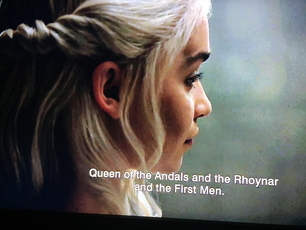 APPLESToNEPiX's tweet photo. "Know that you stand before #DaenerysTargaryen!
Who has #LotsOfNames!"
"CUT! Dammit Jerry."
"What? I can't remember.. http://t.co/3T1saUkqhP