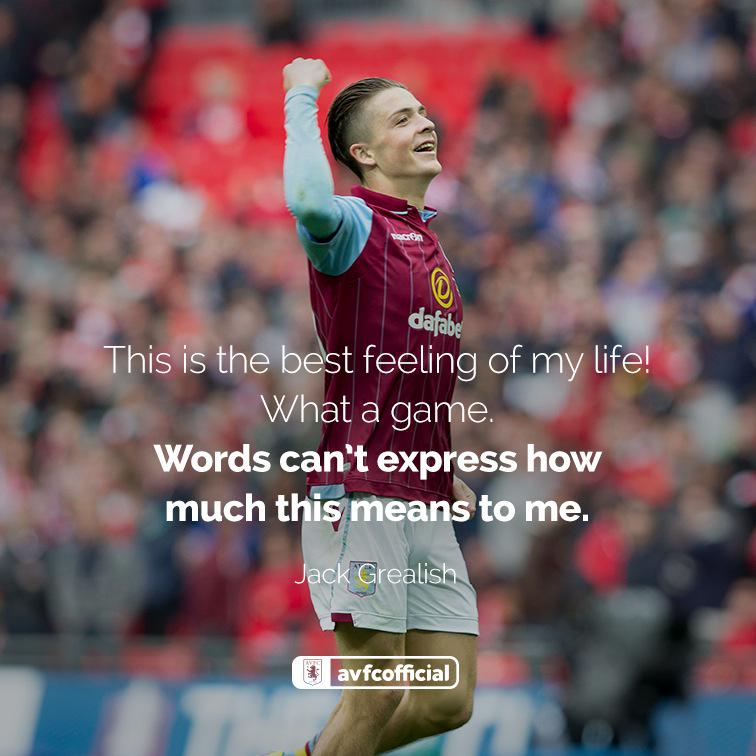 AVFCOfficial's tweet image. WEMBLEY REACTION: @JackGrealish1 emotional after helping his beloved Villa to #FACup final. #AVFC #FightLikeLions