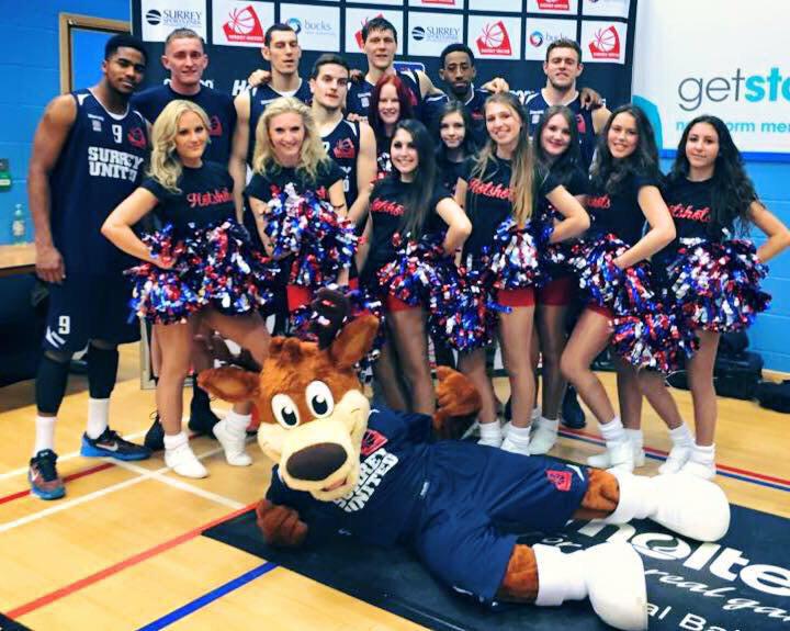 SurreyUnited's tweet photo. Thanks to the stunning @The_Hotshots for their support &amp; amazing routines @Surreysportpark match nights this season http://t.co/n3aaej2sal
