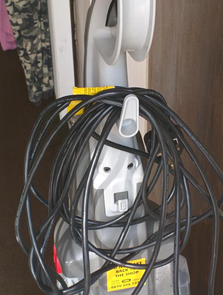 The vacuum cleaner is mad at me