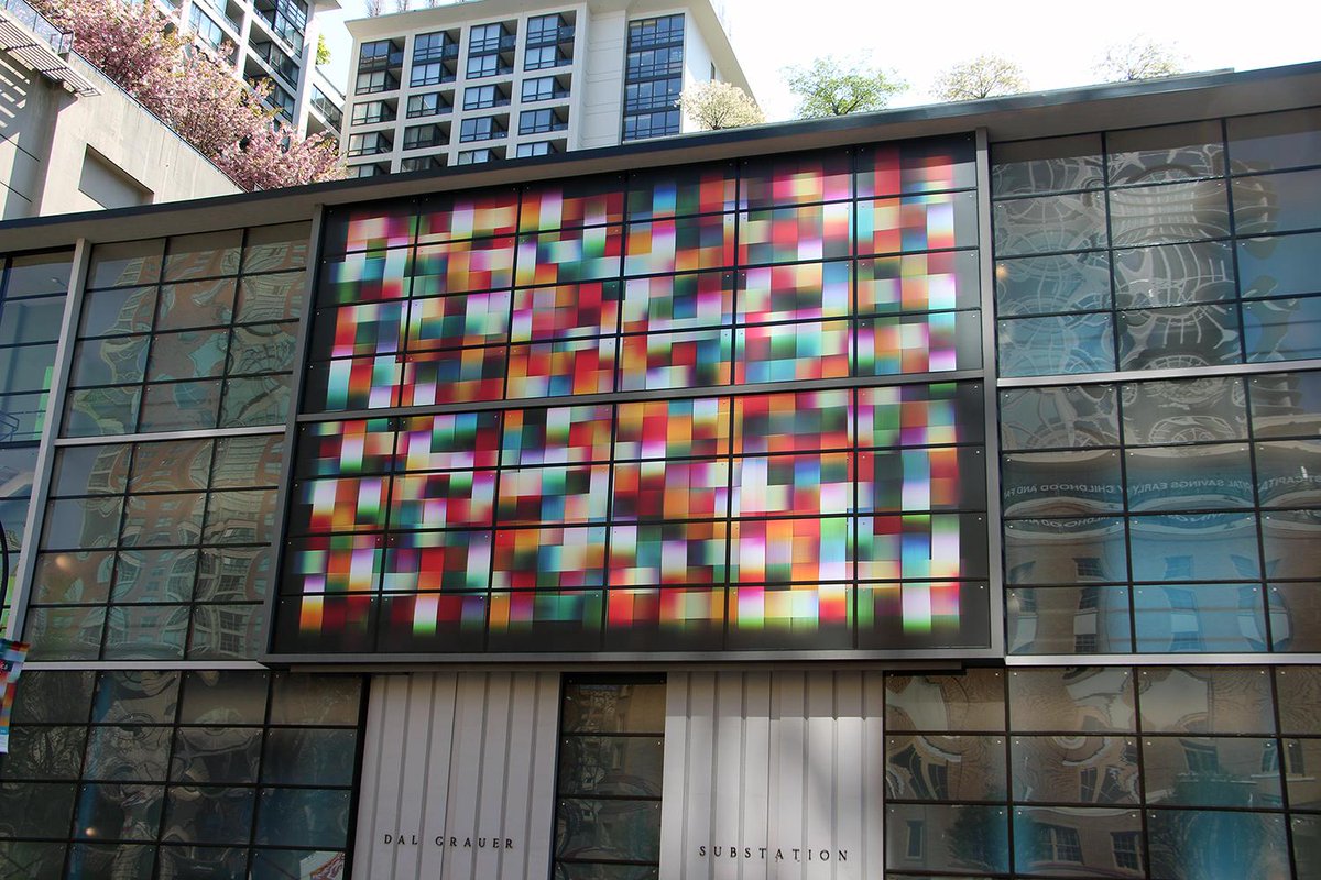 bchydro's tweet photo. Dal Grauer Substation showcasing @jessicaeaton #publicart for @capturefest. Don't miss it! #Vancouver #Capture2015 http://t.co/DCXUvchSEt