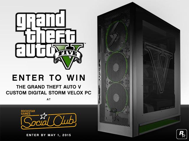RockstarGames's tweet photo. Enter to win this one-of-a-kind custom #GTAV @DigitalStormPC at the Social Club (Ends 5/1): http://t.co/Jq7c9I6axG http://t.co/Mh0lsupkdu