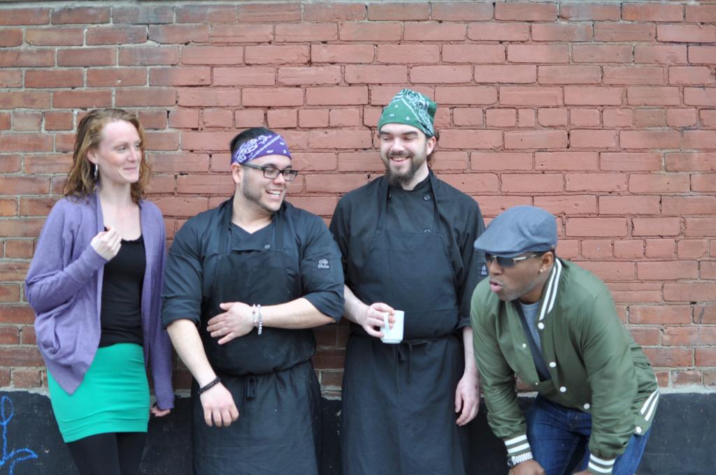 TheRoxtonTO's tweet photo. This happens when you ask the staff to come in real early for the Long Weekend Brunch Series photoshoot. #BRUNCH http://t.co/35hTWFn0dk