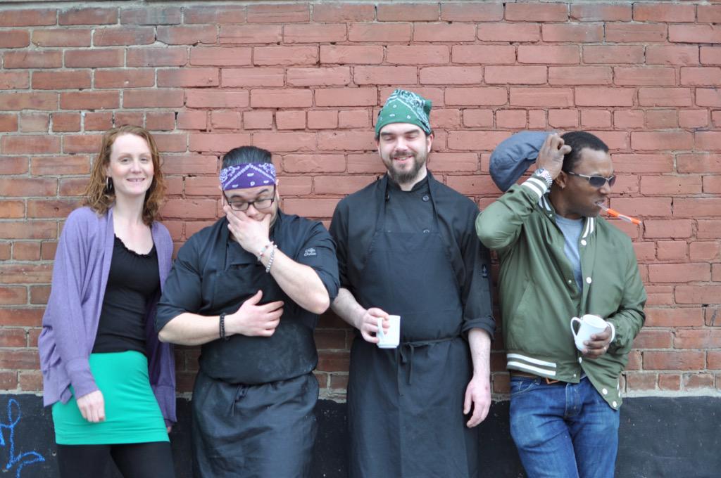 TheRoxtonTO's tweet photo. This happens when you ask the staff to come in real early for the Long Weekend Brunch Series photoshoot. #BRUNCH http://t.co/35hTWFn0dk