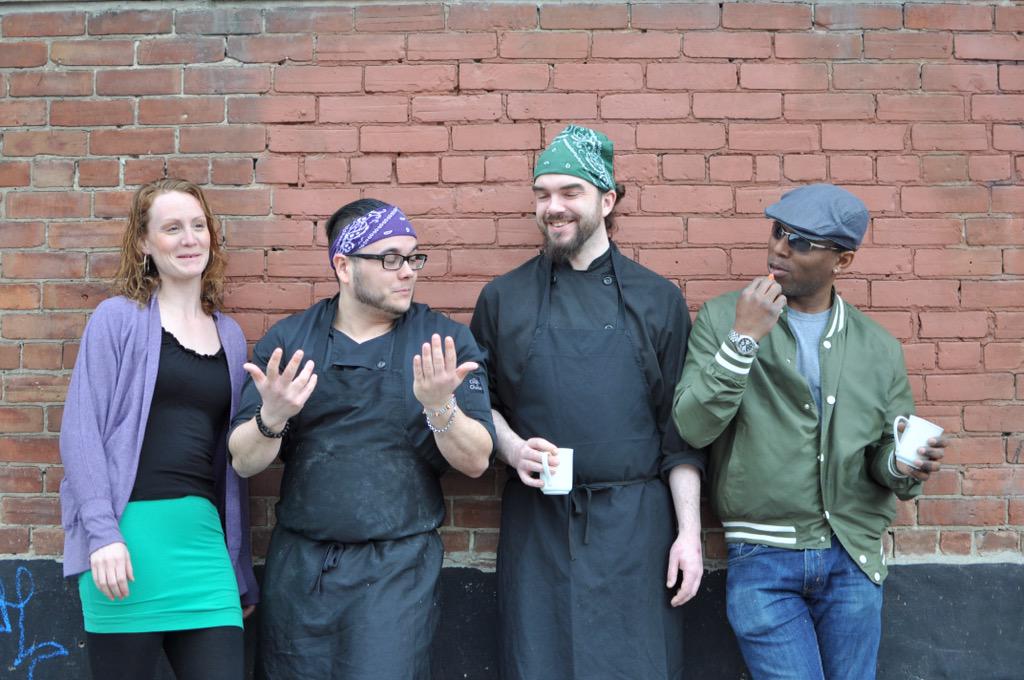 TheRoxtonTO's tweet photo. This happens when you ask the staff to come in real early for the Long Weekend Brunch Series photoshoot. #BRUNCH http://t.co/35hTWFn0dk