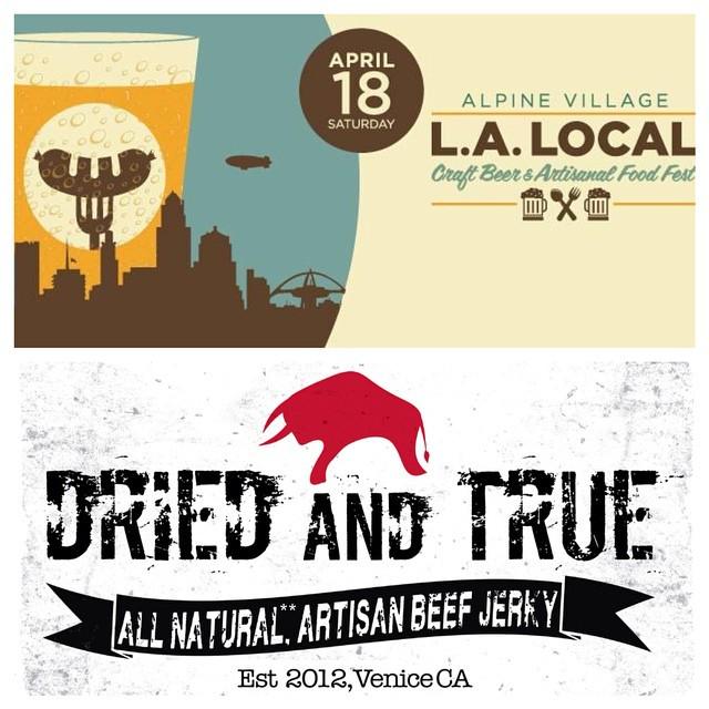 DriedandTrue's tweet photo. We’ll be sippin #craftbeer this Saturday 4/18 from 12PM-4PM at @alpinevillagebottleshop LA Local Beer and Food Fest… http://t.co/8E507YDElU