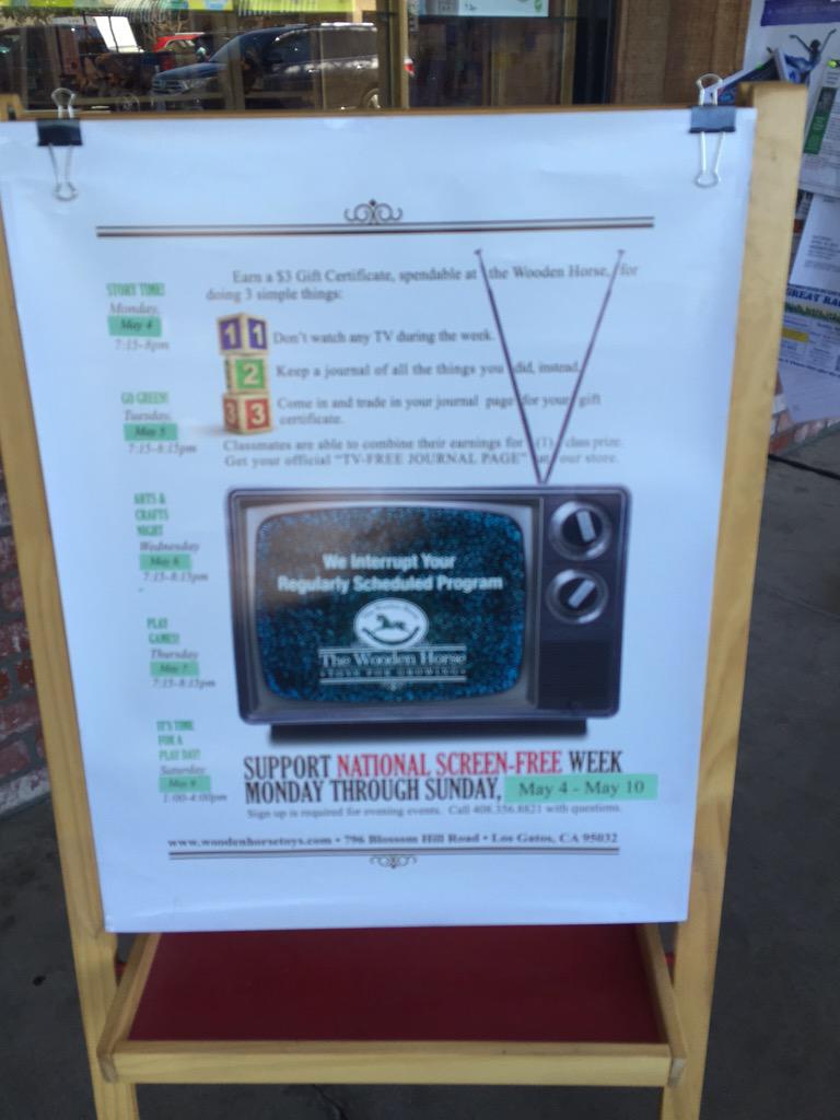 dunstanprop's tweet photo. @woodenhorsetoys looking forward to #nationalscreenfreeweek http://t.co/fLw3ub6bi8