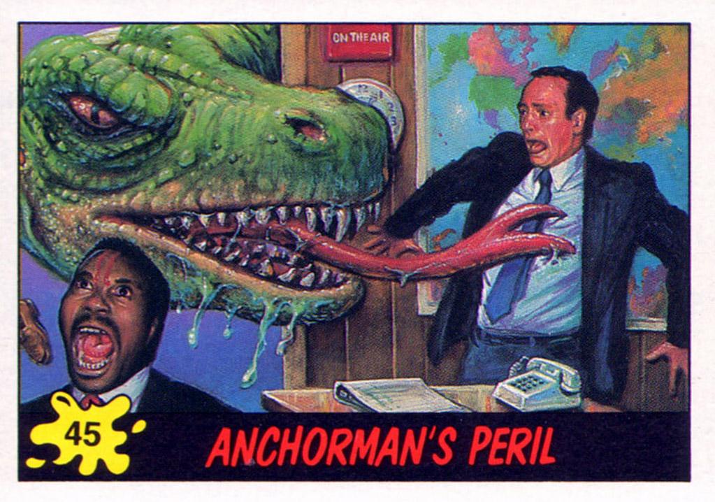 Elreynetwork's tweet image. "Where were these dinosaurs two months ago?!" - @BWilliams  (Art by @ToppsCards) #DinosaursAttack