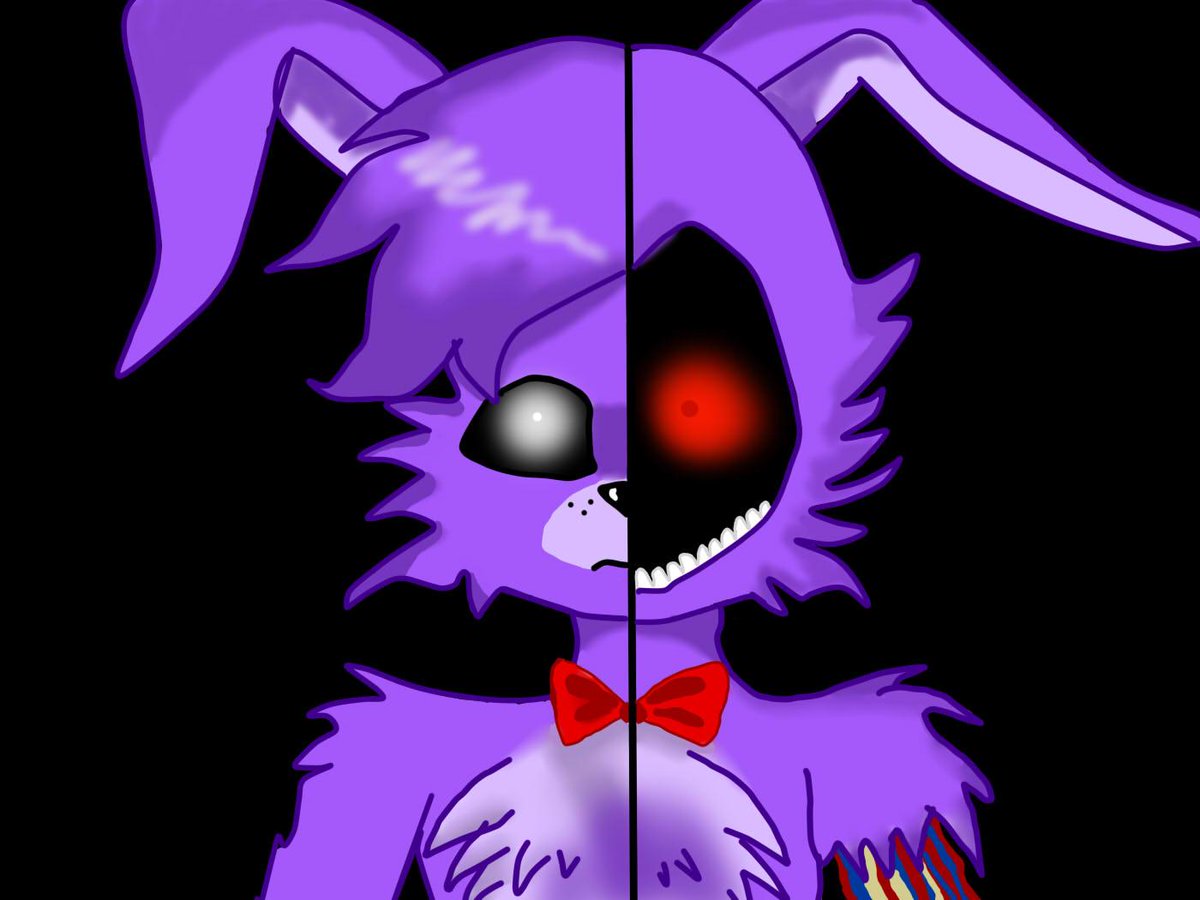 AngelSpringtrap's tweet image. Old Bonnie 
I done painting Paint Tool SAI got someno you are i speed painting