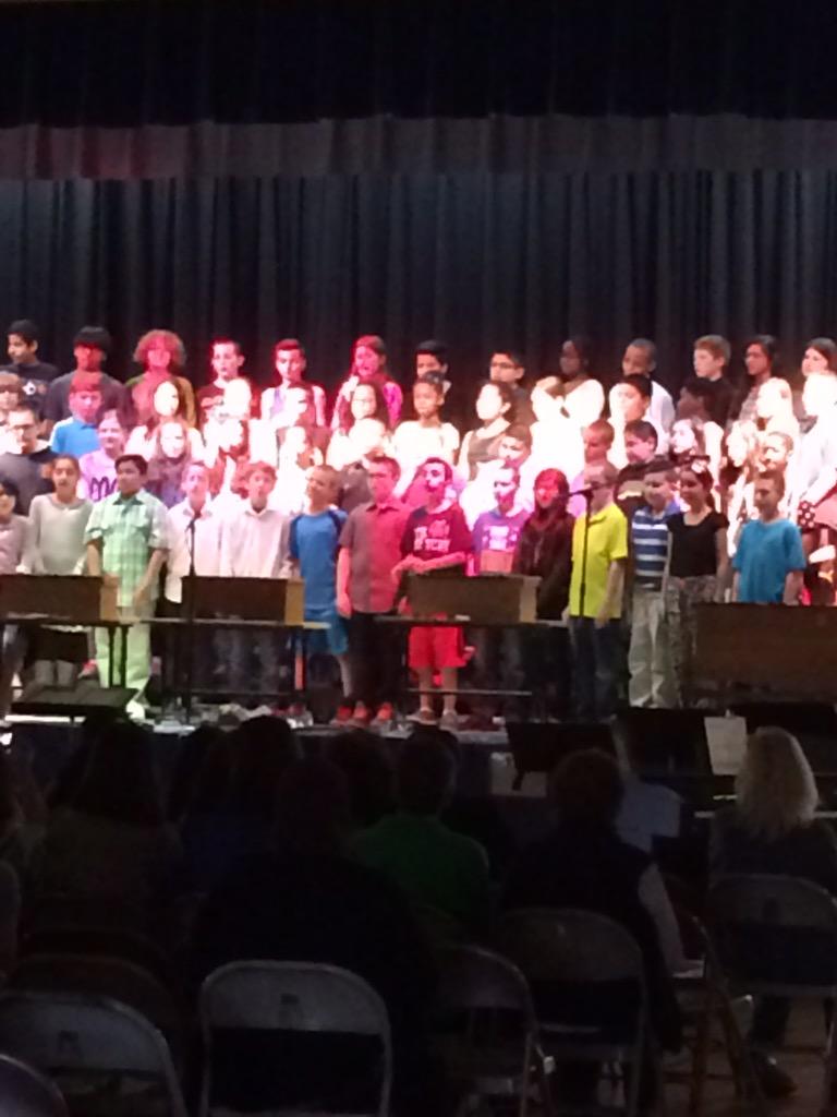 Andrea51557's tweet photo. Enjoying listening to talented student @ Hannum School Spring Concert http://t.co/Qe54jiSnPa