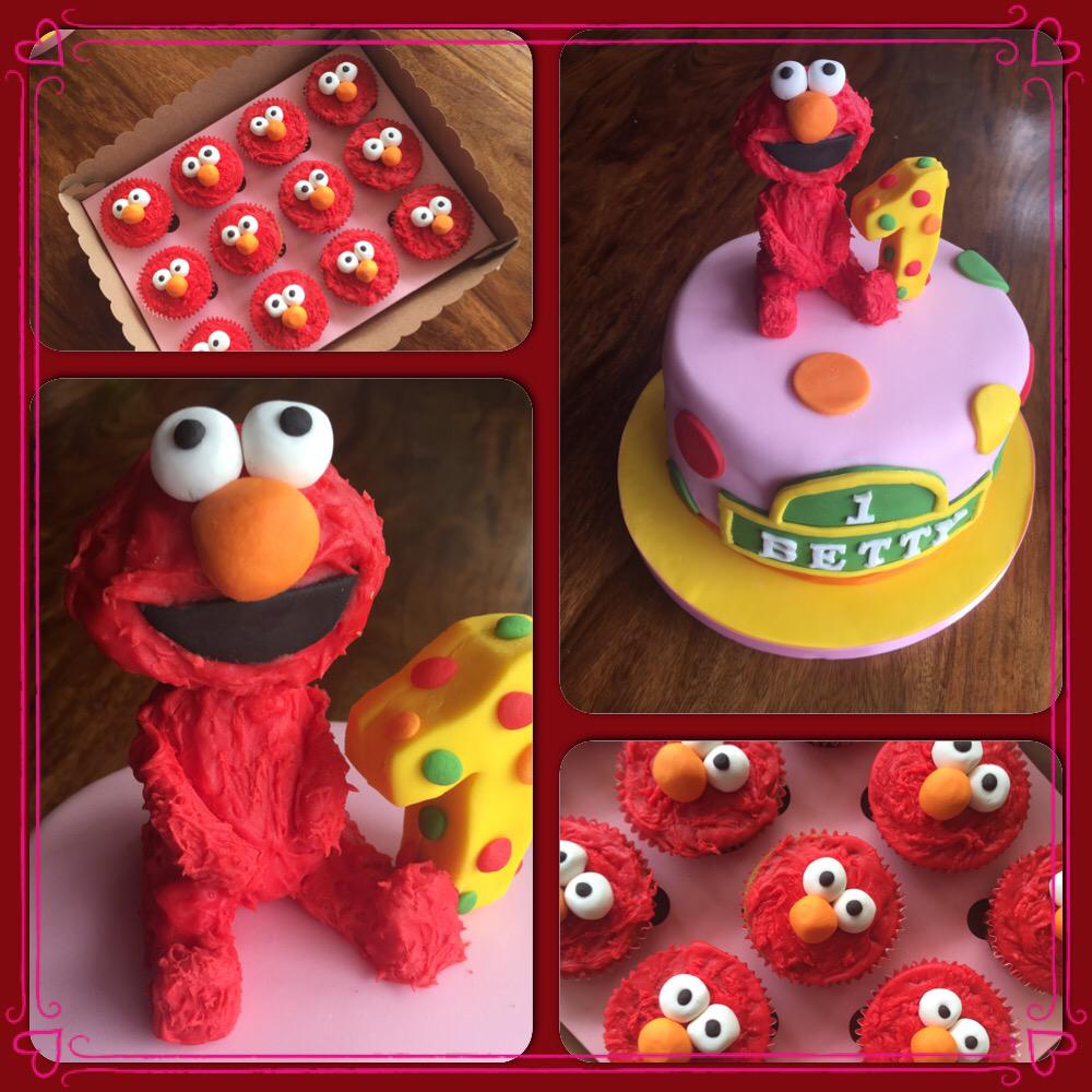 Beers Bakery On Twitter Elmo Cake And Dairy Free Egg Free Vegan