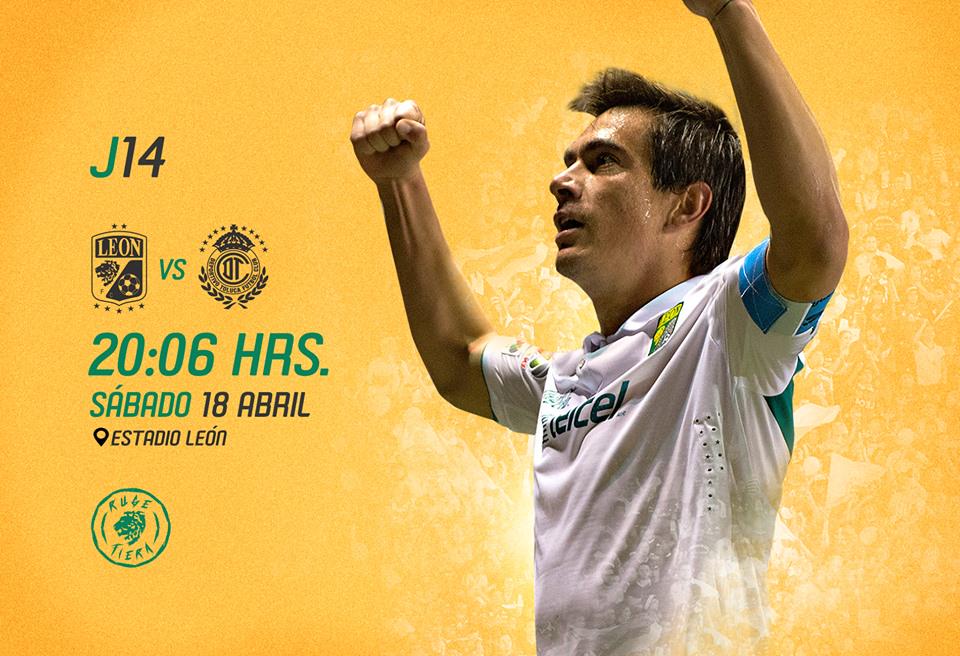 clubleonfc's tweet photo. ¡Los esperamos mañana en casa! J14 León Vs Toluca | Estadio León | Sábado 18 de Abril, 20:06 hrs. | #RugeFiera http://t.co/SQSO2P8bDT