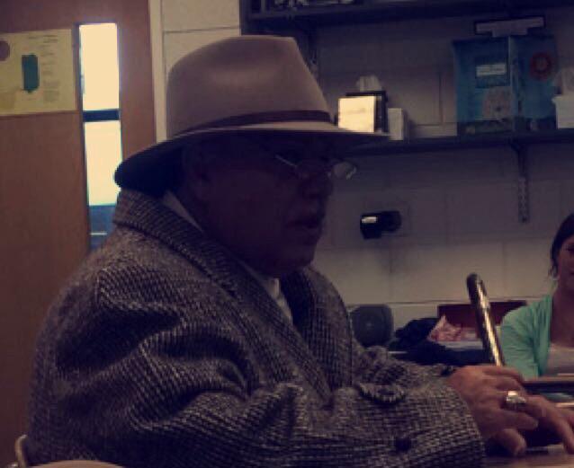 carleymah's tweet image. Mash playing the part of Sigmund Freud #classjoy