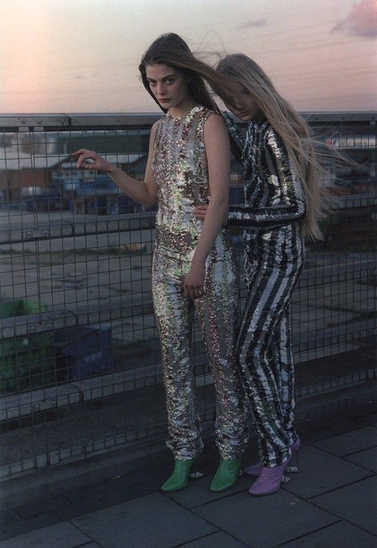Team models > Georgia Chambers and Tallulah Haddon in <a href="/Dior/">Dior</a> Couture  on Dazed Magazine Spring/Summer 2015 #Editorial