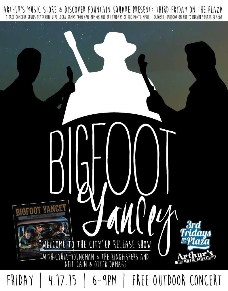 3 Folk Fest bands playing a free, all ages outdoor show tonight at the Fountain Square Plaza... CHECK THEM OUT! 6-9pm