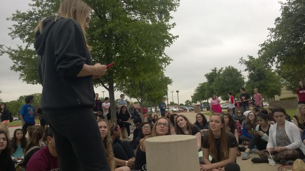 GHSsafe's tweet photo. Loving all the mothers speaking here today. Yall are the real MVPs #mommiesofgvine #ghswalkout #talkaboutit http://t.co/DXX83CPXSa