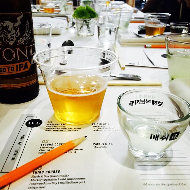 DinnerLab's tweet image. To bomb or not to bomb? That is never the question... #tgif #sakebombs #dinnerlabDFW via @em_stafford01