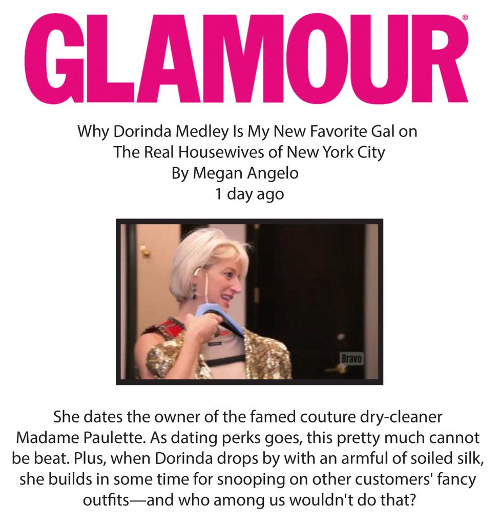 MadamePaulette's tweet photo. Thank you @glamourmag for the fantastic mention! 💋
#DatingPerks #RHONY
Full article: http://t.co/GEUnhyZa4E ✨ http://t.co/WOj20Ioekd