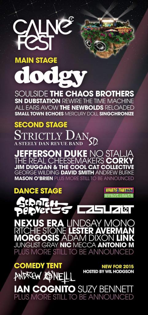 Calnefest's tweet photo. It's been worth the wait... Here's more if our fantastic line up #calnefest http://t.co/f6hDdeeIS8