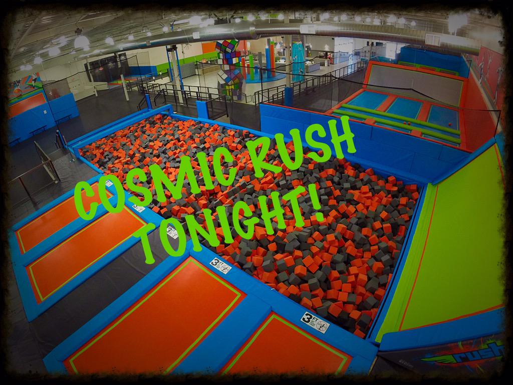 RushAirSports's tweet photo. DJ Rush from 9pm to 11pm for $20 13yrs + only! Text TeenRush to 95577 #cosmicrush http://t.co/i4dP2xh9Xp