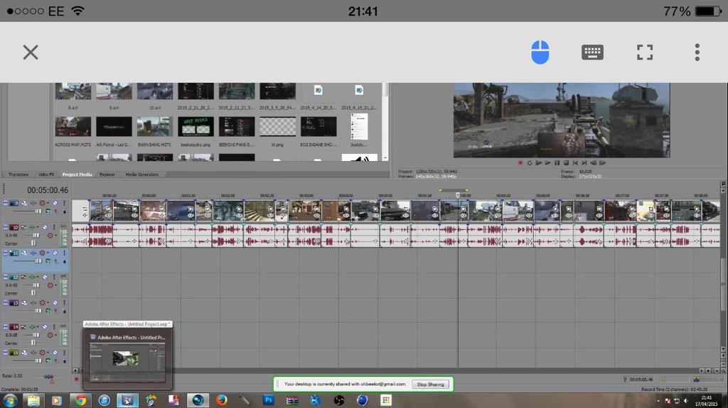 ObeyBeeks's tweet image. I can now control my PC from anywhere on my phone!
