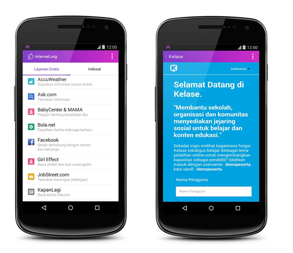 internet_org's tweet image. The Internet.org app is now available to @indosatmania subscribers in Indonesia.
