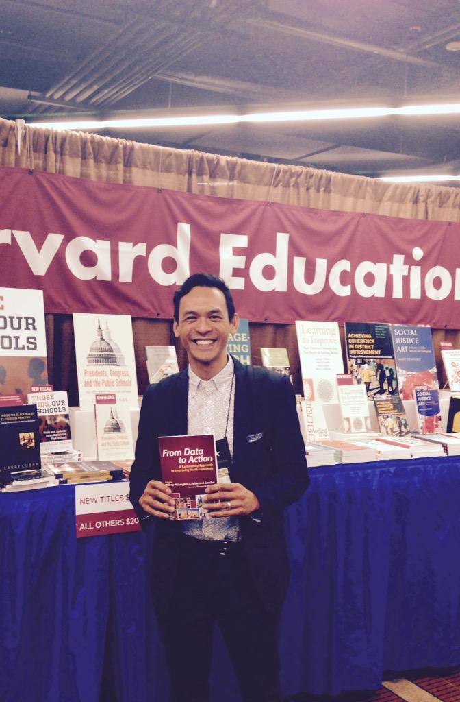 doctorbiag's tweet photo. .@gardnercenter's book at the @Harvard_Ed_Pub #AERA15 booth! A must-have for those interested in #actionableresearch http://t.co/jv1PcCh8cz
