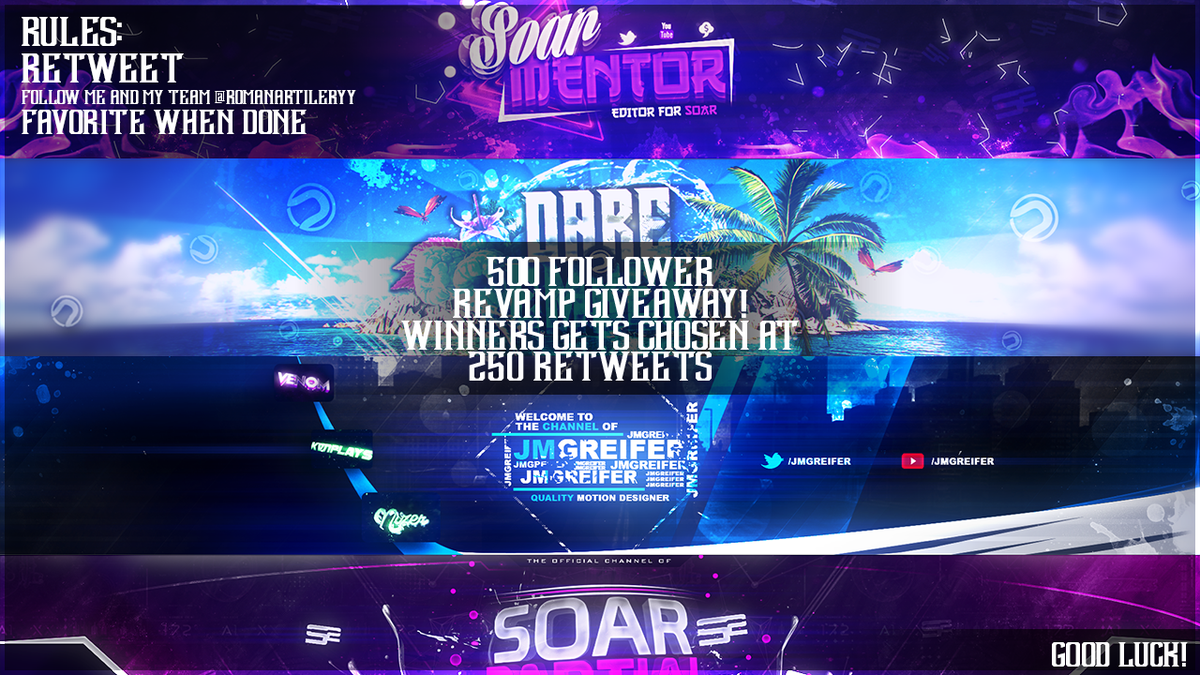 MaxEnvisions's tweet photo. Revamp giveaway for 500 followers! Thanks for your support on my youtube and twitter! Follow the steps to enter! http://t.co/sXIyhVyq88