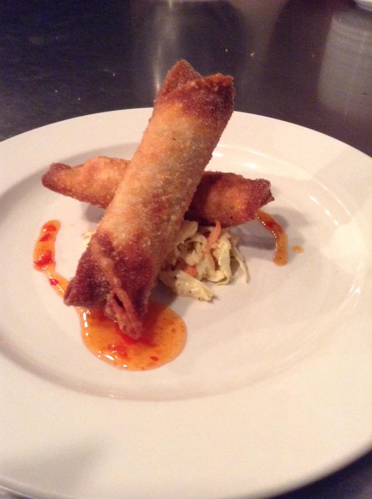 Coachlamp's tweet photo. Look at our appetizer special tonight, crispy pork spring rolls with Asian slaw.... Get ya some @Coachlamp http://t.co/1ELElMYvR6