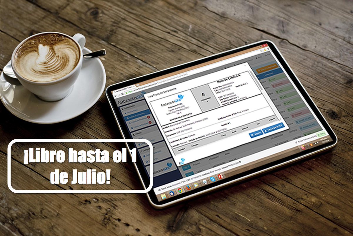 FW_Argentina's tweet photo. Comenzá a emitir Facturas Electrónicas en 3 pasos. Ingresá a http://t.co/9Wq0FFUeba utilizá y probá una cuenta Free! http://t.co/Stl7oZqQDa