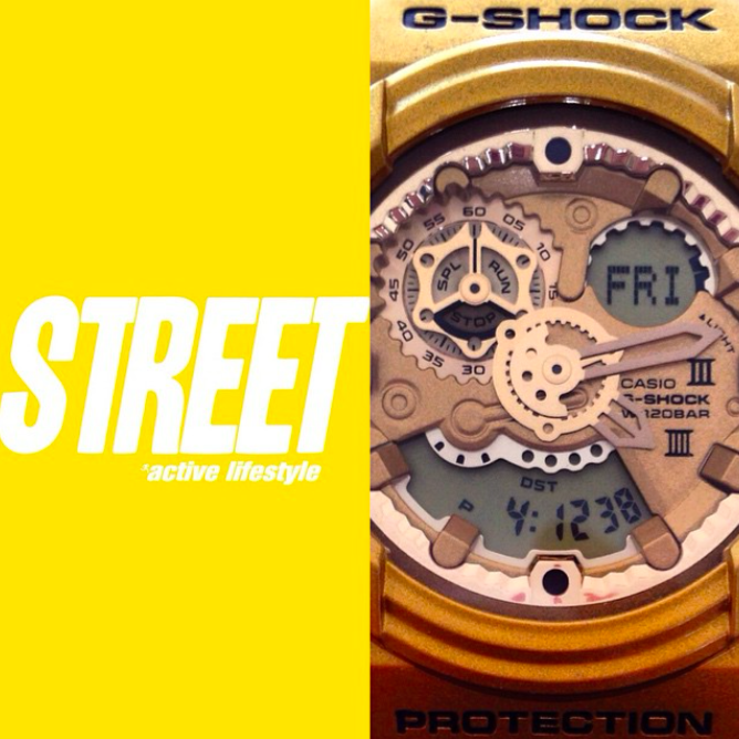 StreetAL's tweet photo. #ActiveLIveSounds 004 te regala G-Shock GA “Crazy Gold” http://t.co/RY1NUWpbLG @gshockmexof #sigueenelcamino http://t.co/DoN8anHFHz