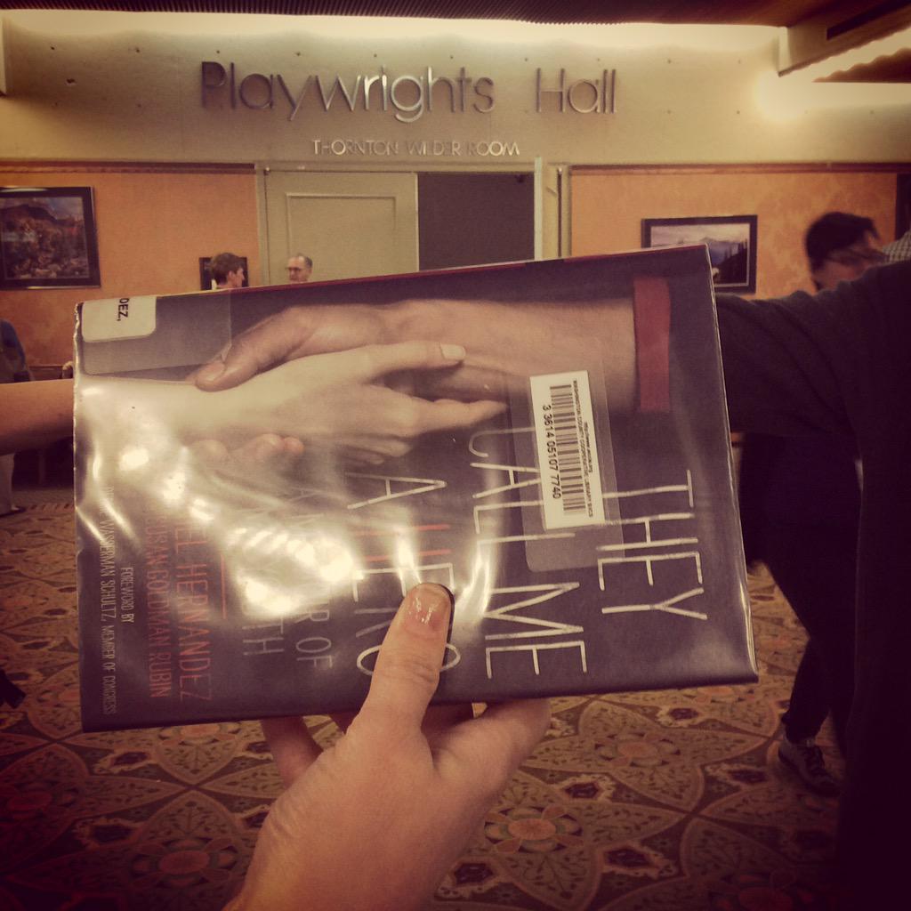 BeavertonLib's tweet photo. On more #bookfacefriday from #OrLib15 They Call Me a Hero by Daniel Hernandez http://t.co/77COmtZAx6