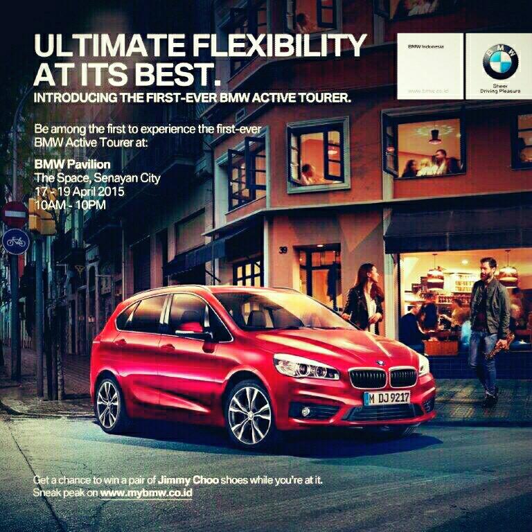 We will be performing for BMW Active Tourer at The Space - Senayan City tonight starting 7 PM.