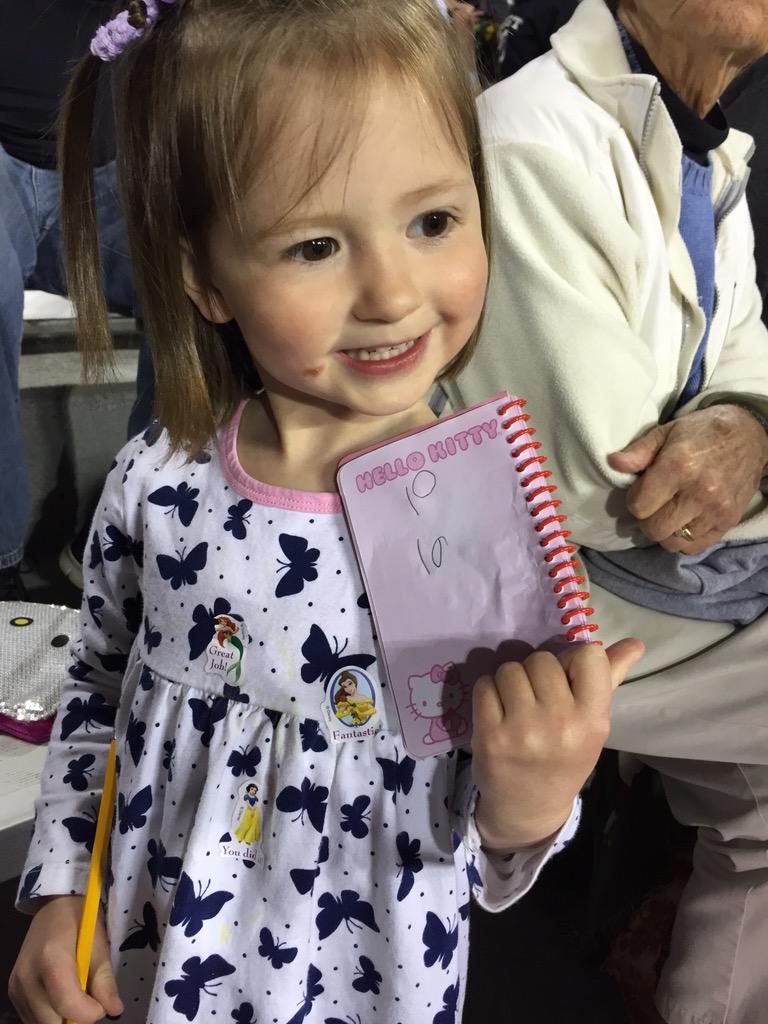gabclarkson's tweet photo. She took notes on the game and got down that Matt was number 10 @drsmooothie http://t.co/eTRGUxtCOj