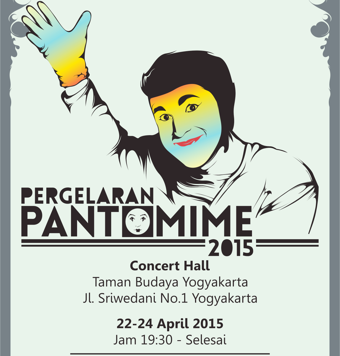 JemekSupardi's tweet photo. Malam Nanti ~> #TontonanGratiss Festival Pantomim di Concert Hall TBY | 22-24 April | 19.30-Selesai http://t.co/49mWt7PRUf @Kota_Jogja