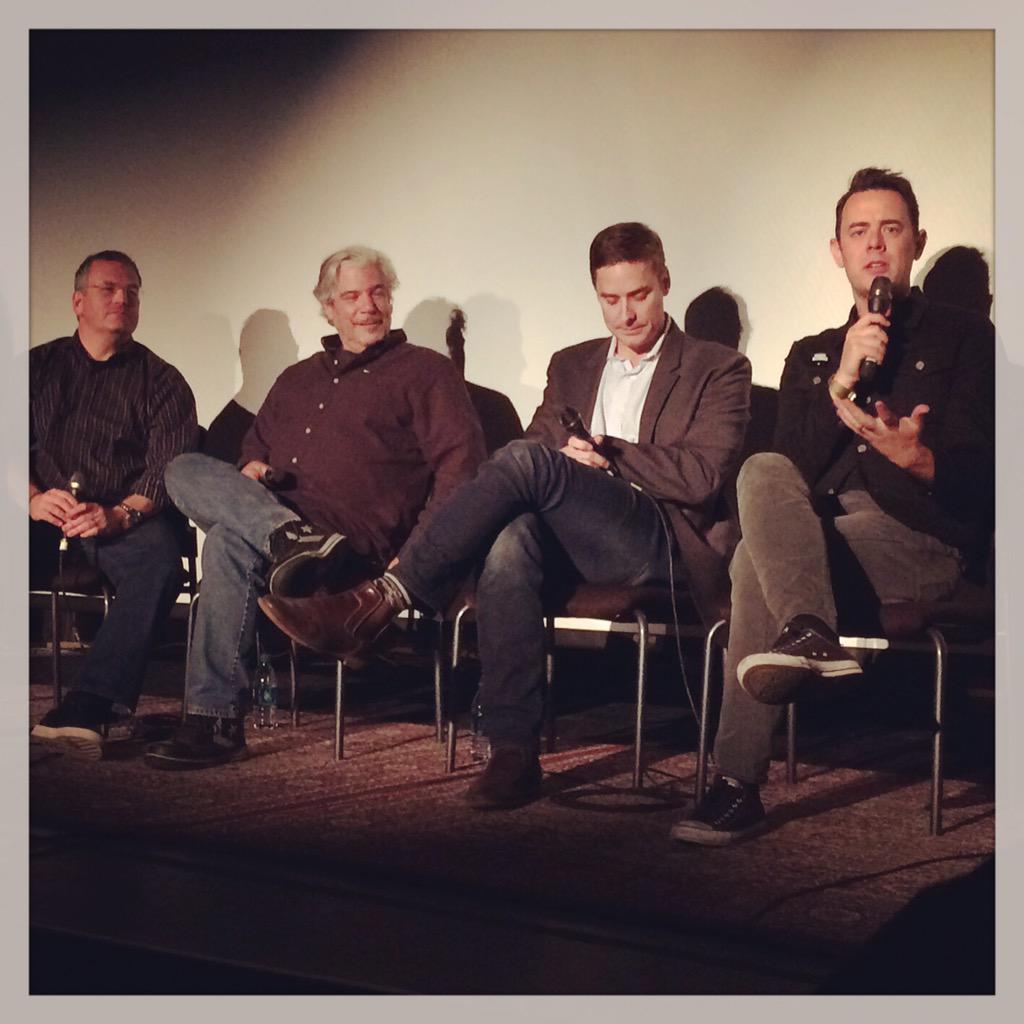 MusicalJ21's tweet photo. Loved hearing @ColinHanks &amp; @captstubin talk so passionately about @towerrecordsdoc &amp;music last night after the film. http://t.co/VIJXZpKrKP