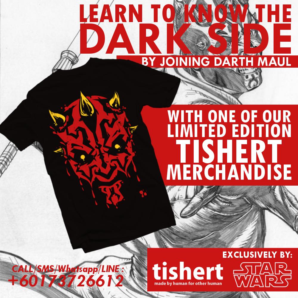 TishertMY's tweet photo. Tahukah anda bahawa trailer ke-2 Star Wars: The Force Awakens sudah keluar ? Begitu juga dengan TShirt Darth Maul http://t.co/AitTOxmFOs