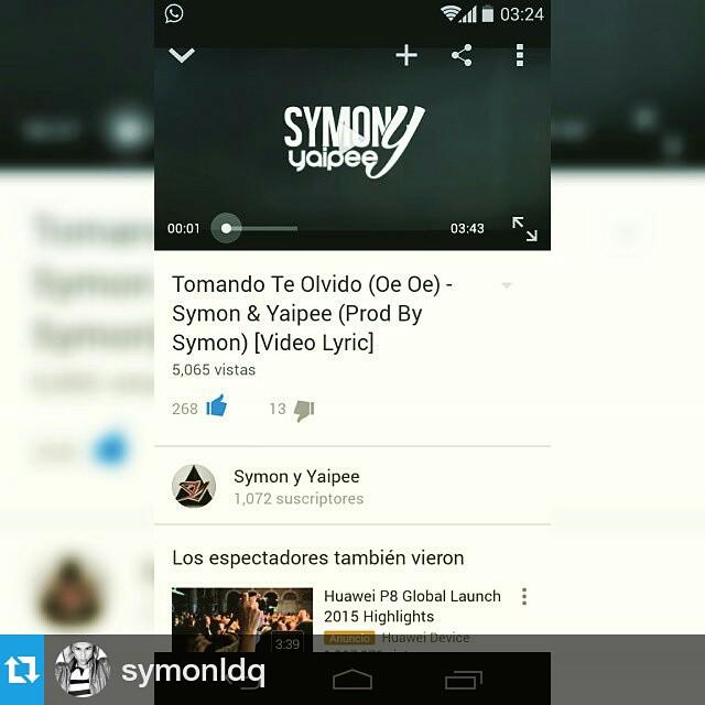 SymonYaipee's tweet photo. Más de 5.000 visitas en tan solo 4 días, gracias a ustedes mi gente!
#TomandoTeOlvido http://t.co/rFYHGFV9AH